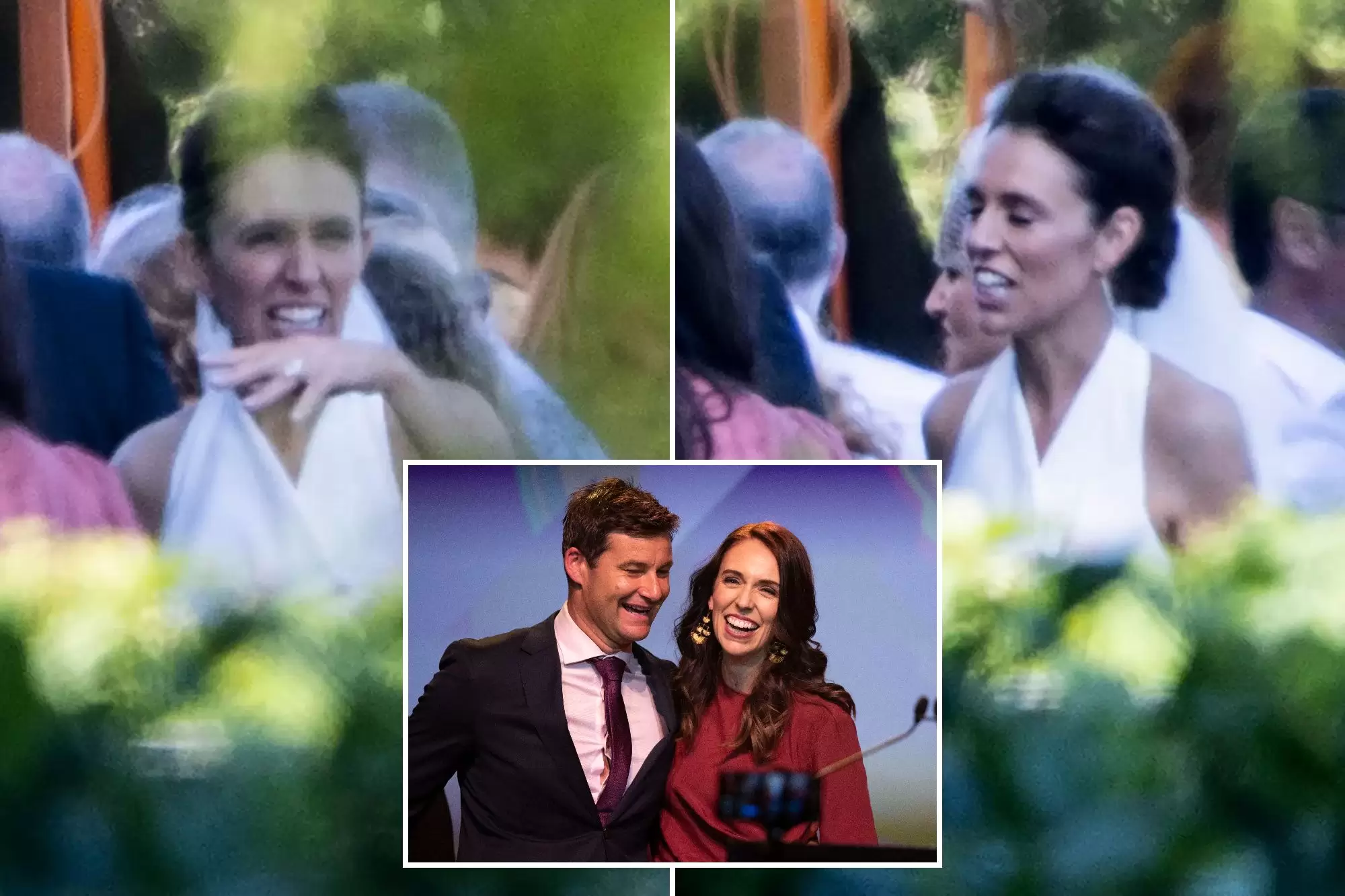 Former New Zealand PM Jacinda Ardern marries longtime fiancé as anti vax protesters picket outside event