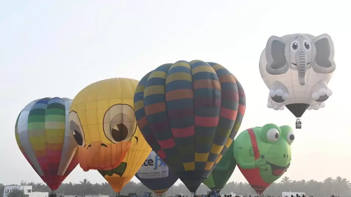Tamil Nadu International Balloon Festival takes off in Pollachi