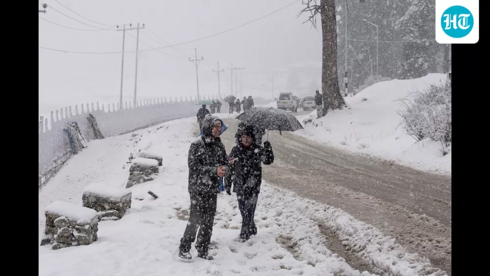 Kashmir's Winter Embrace: Fresh Snowfall Rekindles Tourism Dreams