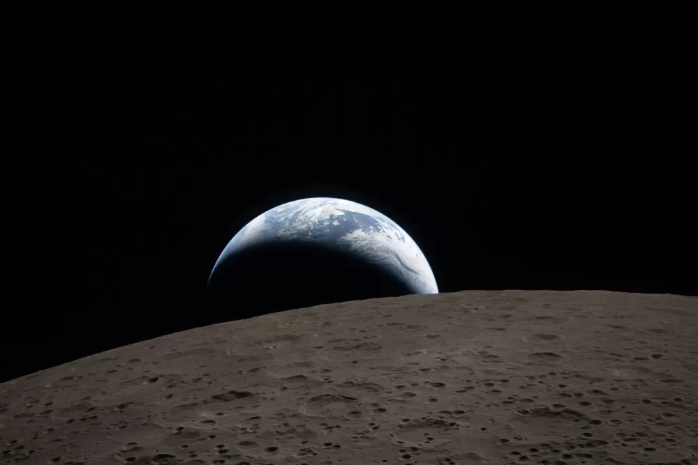 An iPhone Captures Humanity's View: The Breathtaking 'Earthset' from Artemis II