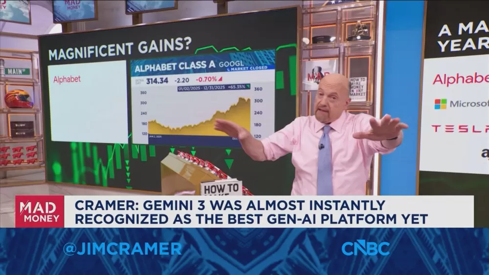 Jim Cramer's Take: Gemini 3 Hailed as the Definitive Gen AI Breakthrough
