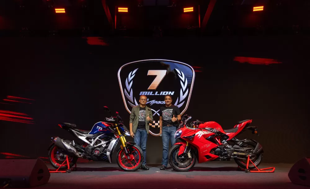 TVS Apache Hits 7 Million Riders Milestone and Rolls Out a Fresh Campaign Film