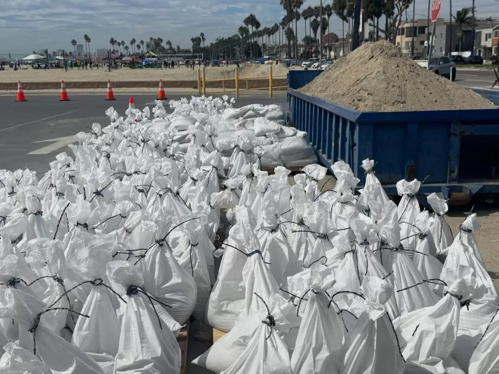 Long Beach Offers Free Sandbags Ahead of Winter Storm Season