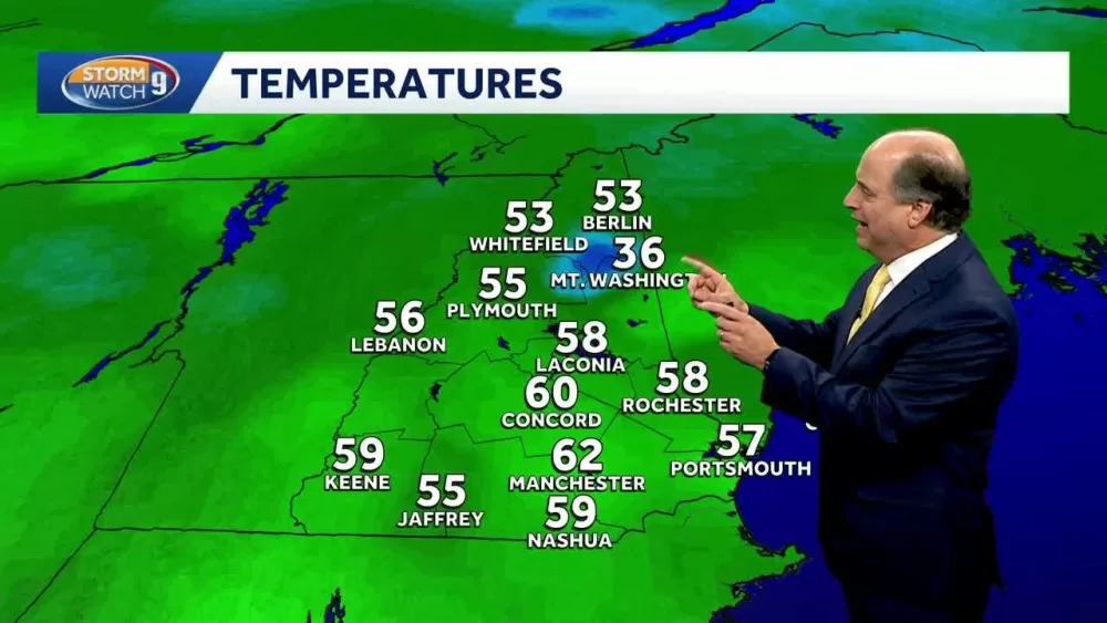 New Hampshire’s Dry, Cooler Week Ahead